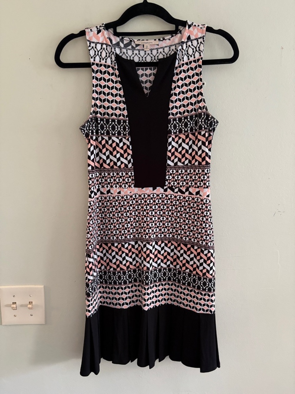 41 hawthorn pleated a line flare dress XS